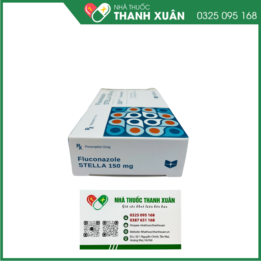 Fluconazole Stella 150 mg điều trị nấm, viêm màng não